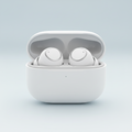 Auricolari Bluetooth True Wireless bianchi con custodia di ricarica
