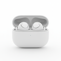 Auricolari Bluetooth True Wireless bianchi con custodia di ricarica